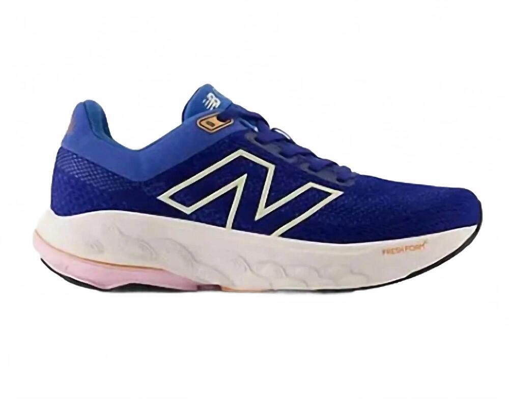 NEW NEW BALANCE women's sneaker shoes in navy/orbpink/vintageindigo